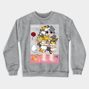 Cat Papa Crewneck Sweatshirt